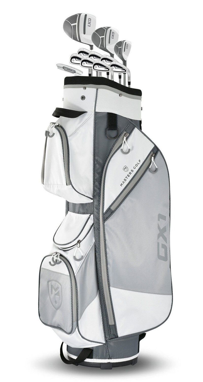 Masters GX1 ladies golf set, graphite + cart bag