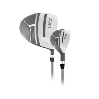 Masters GX1 ladies golf half set, graphite + cart bag