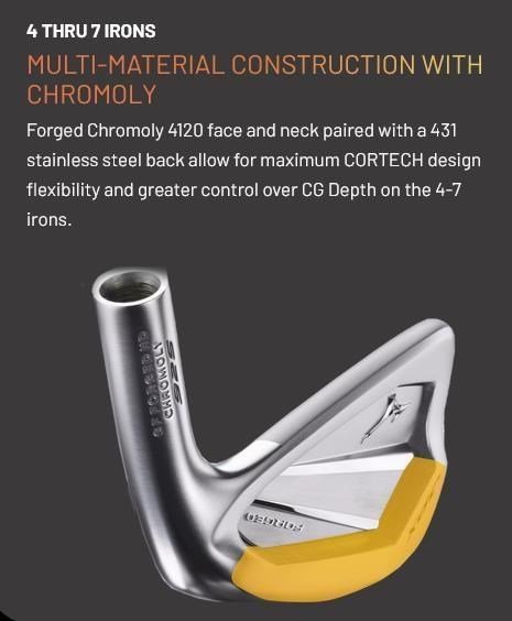 Mizuno JPX 925 Forged men's irons, steel