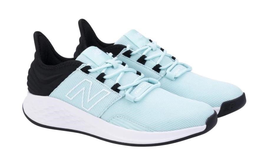 New Balance Fresh Foam ROAV women's golf shoes, light blue/black