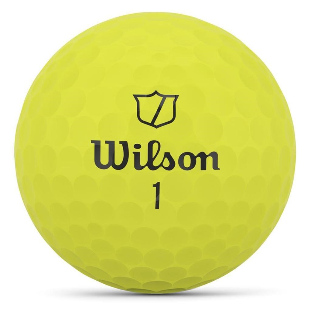 Wilson Staff Model golf balls, yellow