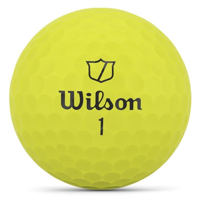 Wilson Staff Model golf balls, yellow