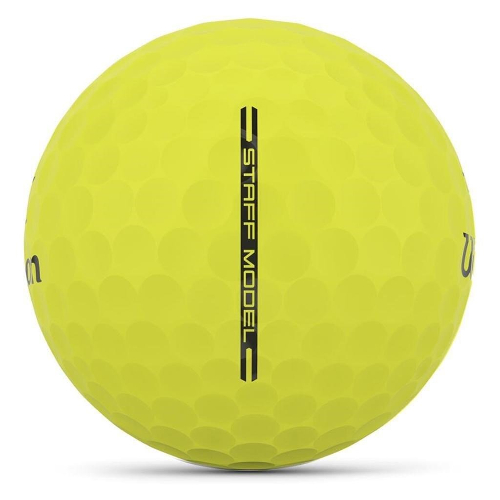 Wilson Staff Model golf balls, yellow