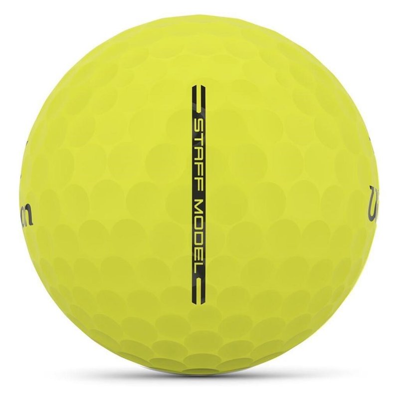 Wilson Staff Model golf balls, yellow