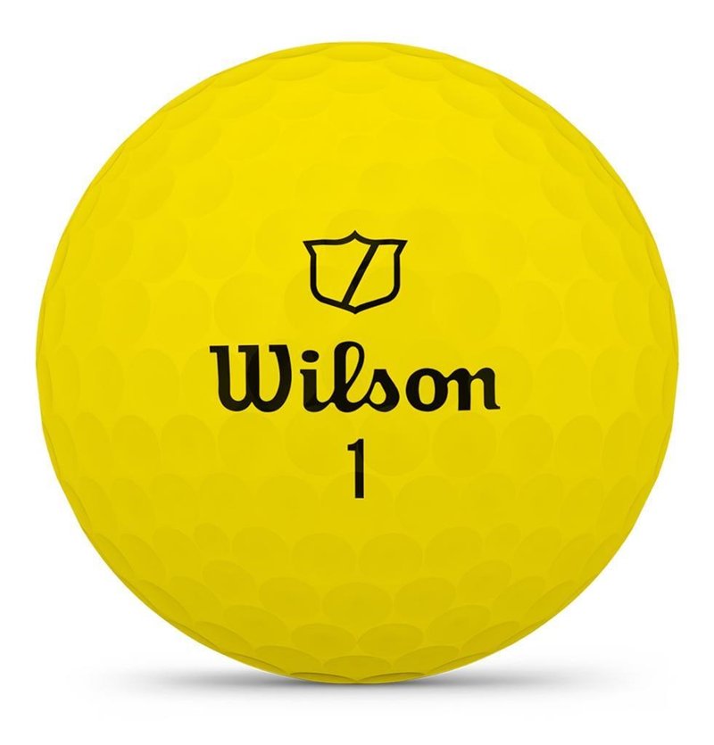 Wilson Triad golf balls 2025, yellow