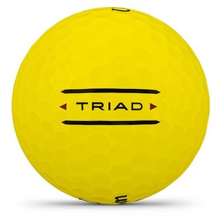 Wilson Triad golf balls 2025, yellow