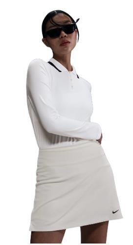 Nike Tour women's skort, pale ivory/black