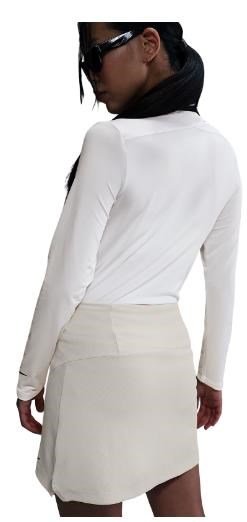 Nike Tour women's skort, pale ivory/black