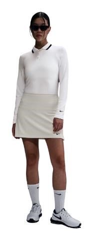 Nike Tour women's skort, pale ivory/black