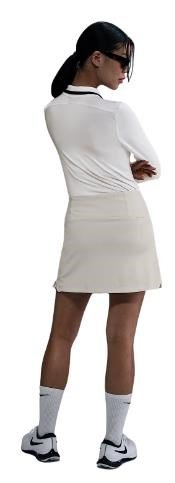 Nike Tour women's skort, pale ivory/black