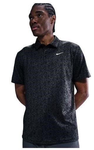 Nike Tour men's polo, anthracite/white
