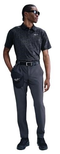 Nike Tour men's polo, anthracite/white