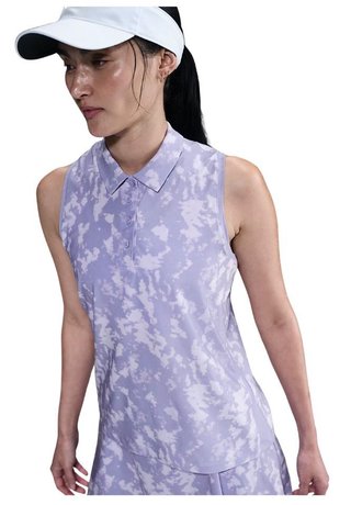 Nike Dri-Fit Victory women's polo, lilac ice/white