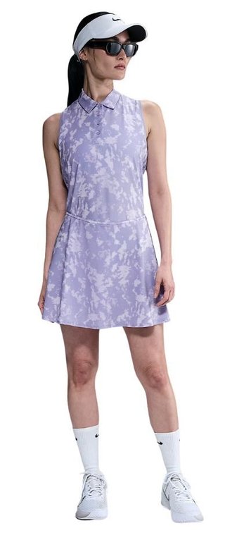Nike Dri-Fit Victory women's polo, lilac ice/white