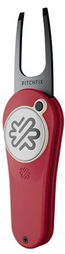 Pitchfix Original Divot Tool, red