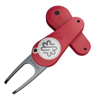 Pitchfix Original Divot Tool, red
