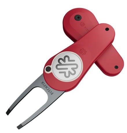 Pitchfix Original Divot Tool, red
