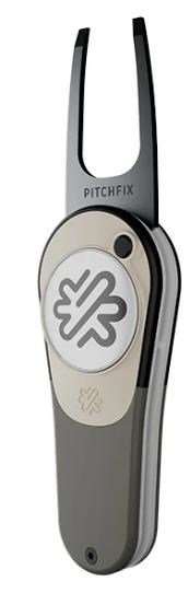 Pitchfix Icon divot tool, gun metal