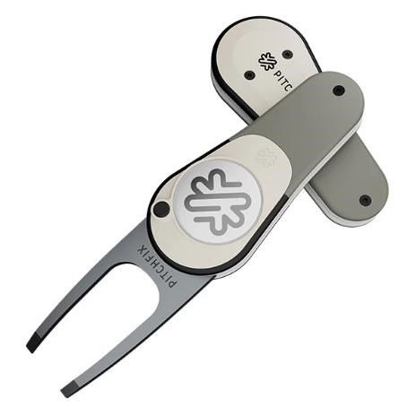 Pitchfix Icon divot tool, gun metal
