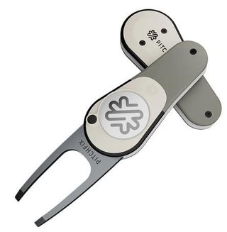 Pitchfix Icon divot tool, gun metal