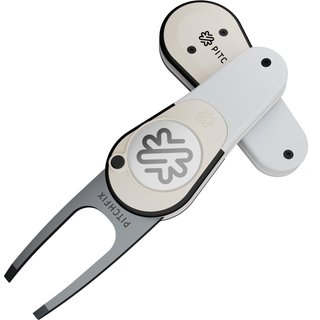 Pitchfix Icon divot tool, white