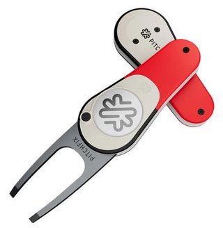 Pitchfix Icon divot tool, red