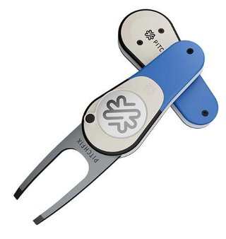 Pitchfix Icon Divot Tool, blue
