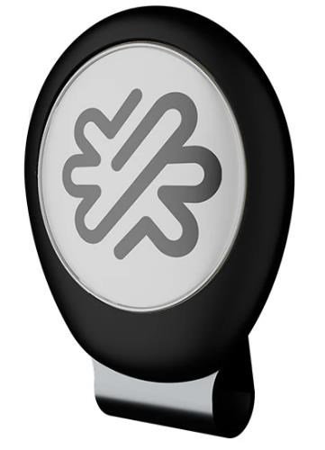 Pitchfix Hatclip ball marker clip, black