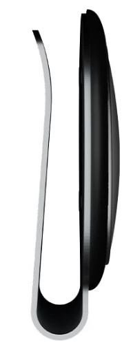 Pitchfix Hatclip ball marker clip, black