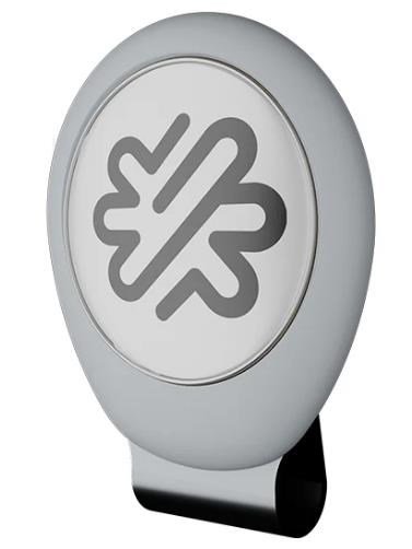 Pitchfix Hatclip ball marker, white