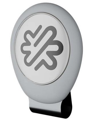 Pitchfix Hatclip ball marker, white