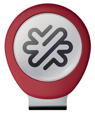 Pitchfix Hatclip Ball Marker Hat Clip, red