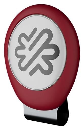 Pitchfix Hatclip Ball Marker Hat Clip, red