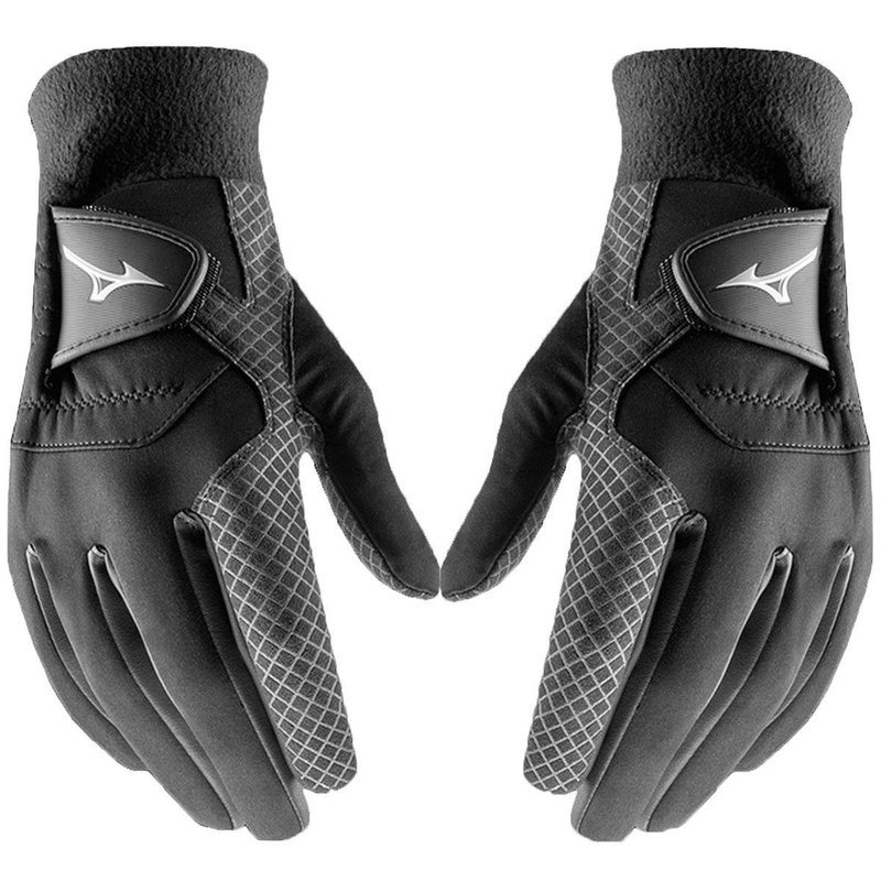 Mizuno Thermagrip ladies golf gloves (1 Pair), black
