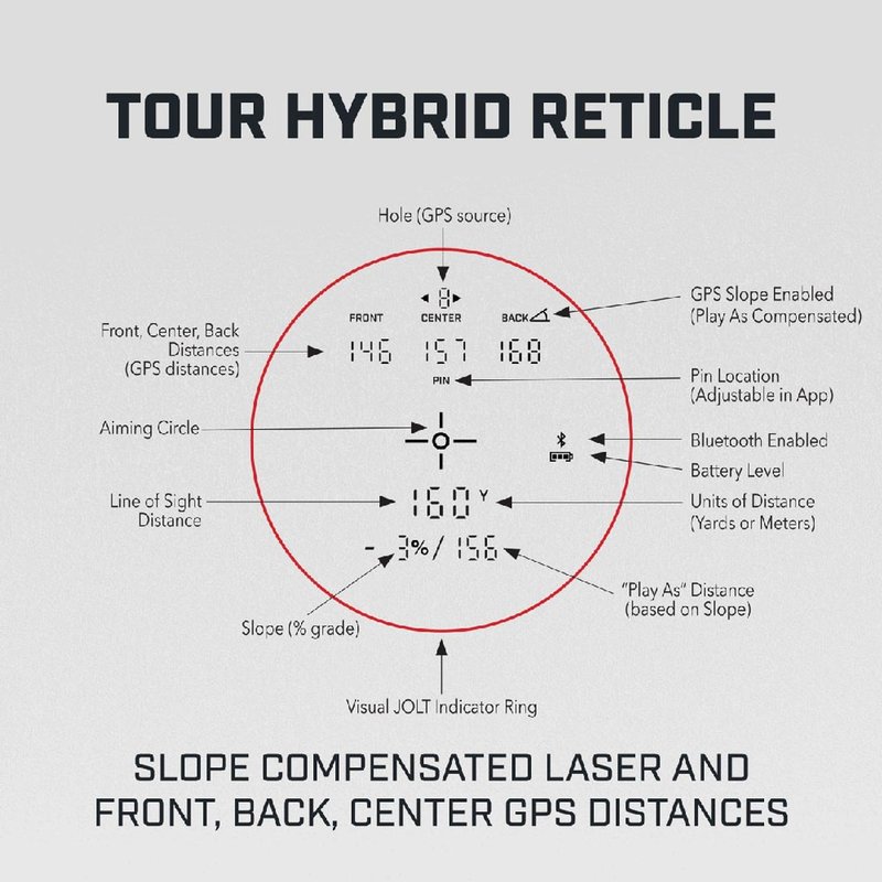 Bushnell Tour Hybrid Laser Rangefinder with Slope