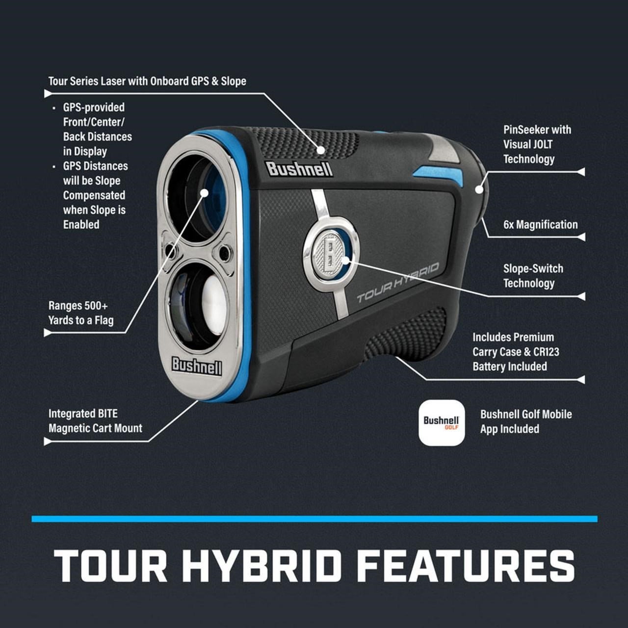 Bushnell Tour Hybrid Laser Rangefinder with Slope