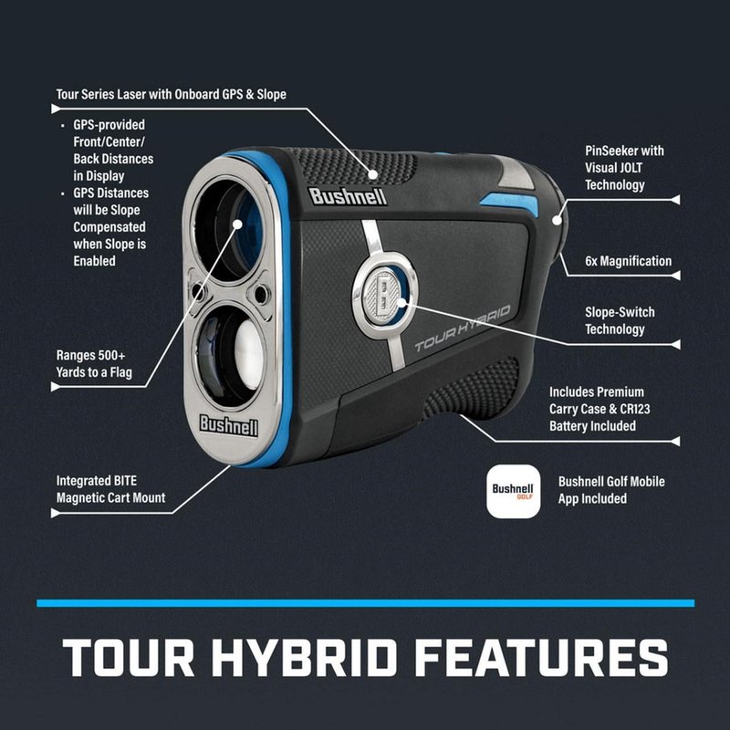 Bushnell Tour Hybrid Laser Rangefinder with Slope