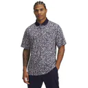 Under Armour Matchplay Printed men's polo, blue/flower