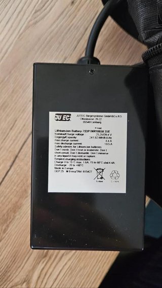 JuCad Powerpack 2.0 with MAGNETIC Plug (without charger-socket)