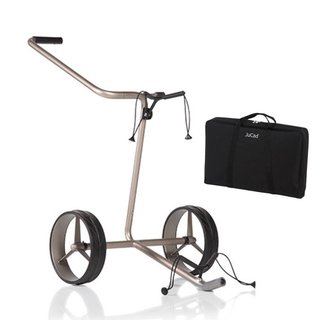 JuCad Edition S 2-wheeled manual trolley, aluminum alloy + carry bag JTT, silver