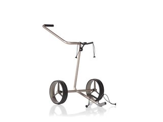 JuCad Edition S 2-wheeled manual trolley, aluminum alloy + carry bag JTT, silver