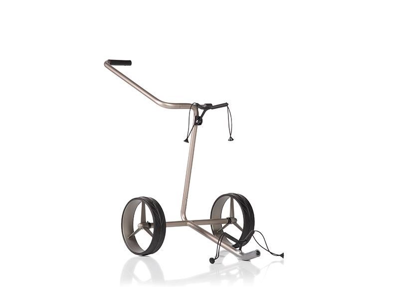 JuCad Edition S 2-wheeled manual trolley, aluminum alloy + carry bag JTT, silver