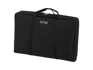 JuCad Edition S 2-wheeled manual trolley, aluminum alloy + carry bag JTT, silver