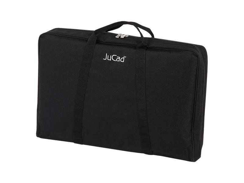 JuCad Edition S 2-wheeled manual trolley, aluminum alloy + carry bag JTT, silver
