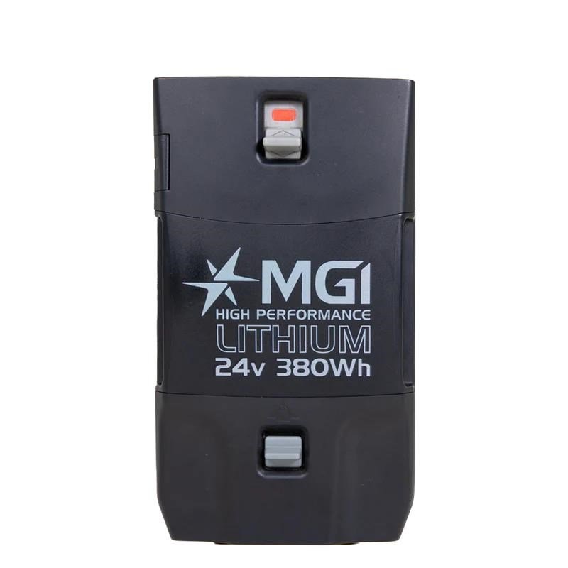 MGI AI Battery - Lithium 24V 380Wh (36 holes), black