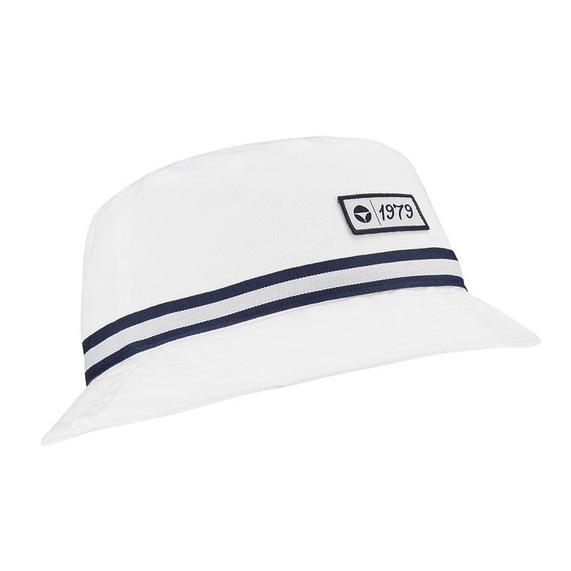 TaylorMade Vintage Twill Bucket hat, white