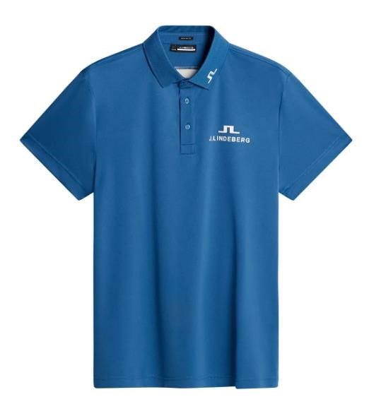 J.Lindeberg KV Tour Golf men's polo, dark blue