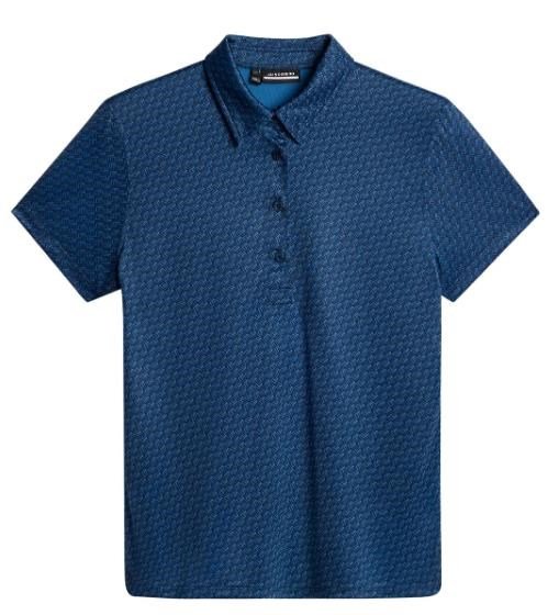 J.Lindeberg Caitlyn women's polo, shadow bridge navy