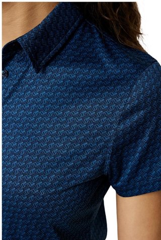 J.Lindeberg Caitlyn women's polo, shadow bridge navy