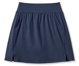 Travis Mathew Game Set Match Long women's skort, navy blazer